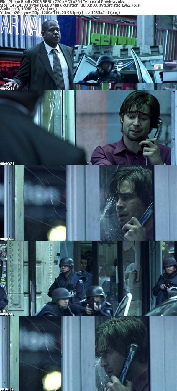 Phone Booth (2003) BRRip 720p AC3 x264 Temporal Phone Booth (2003) BRRip 720p AC3 x264 Temporal