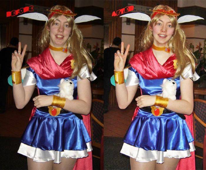 Cosplay: przed i po retuszu 27