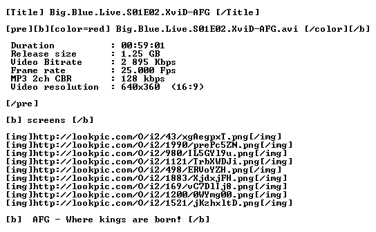 Big Blue Live S01E02 XviD-AFG Big Blue Live S01E02 XviD-AFG