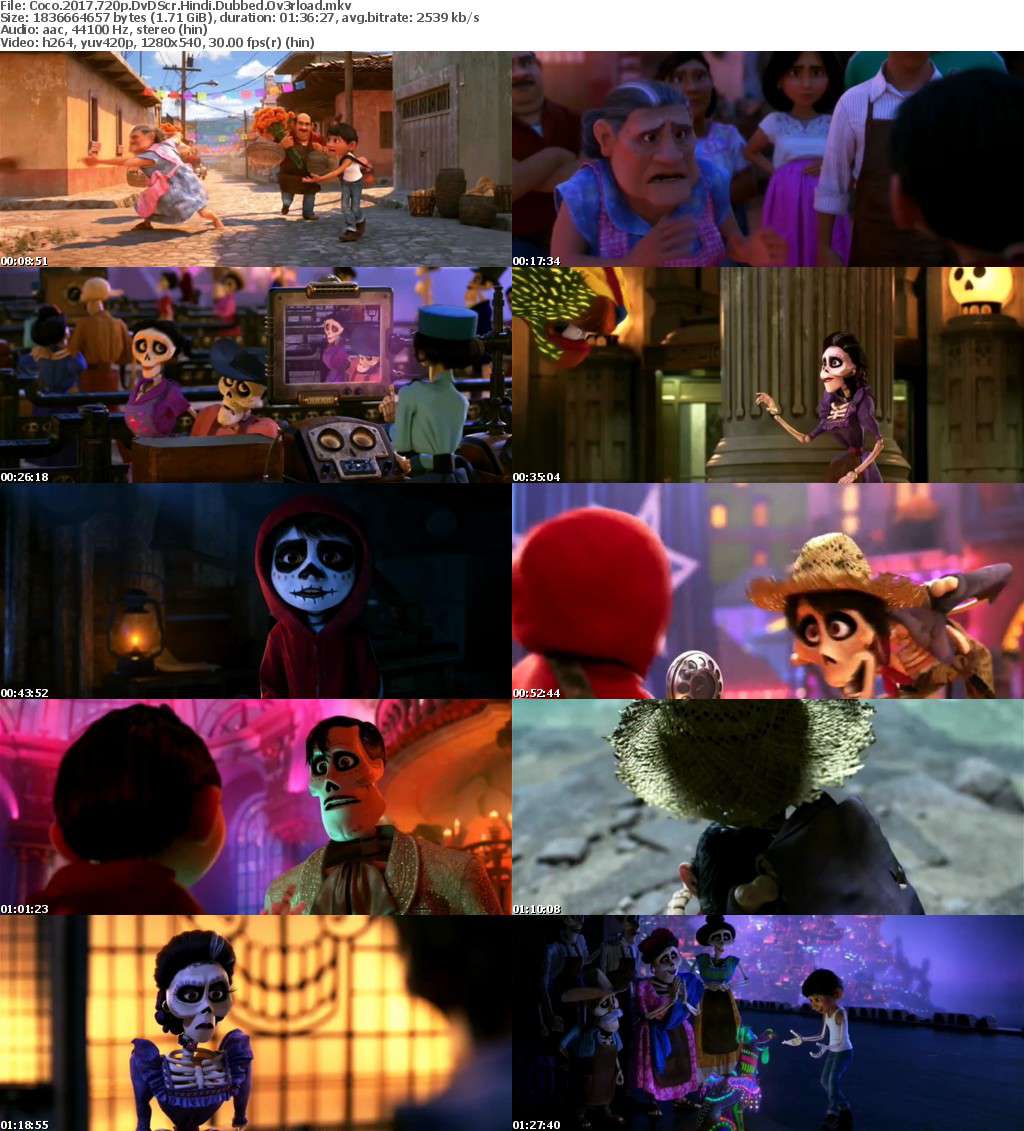 Coco 2017 720p DvDScr Hindi Dubbed Ov3rload Coco 2017 720p DvDScr Hindi Dubbed Ov3rload