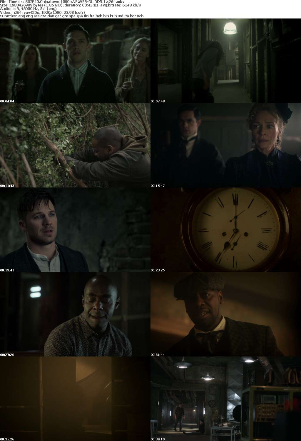 Timeless S02E10 Chinatown 1080p NF WEB-DL DD5 1 x264 Timeless S02E10 Chinatown 1080p NF WEB-DL DD5 1 x264