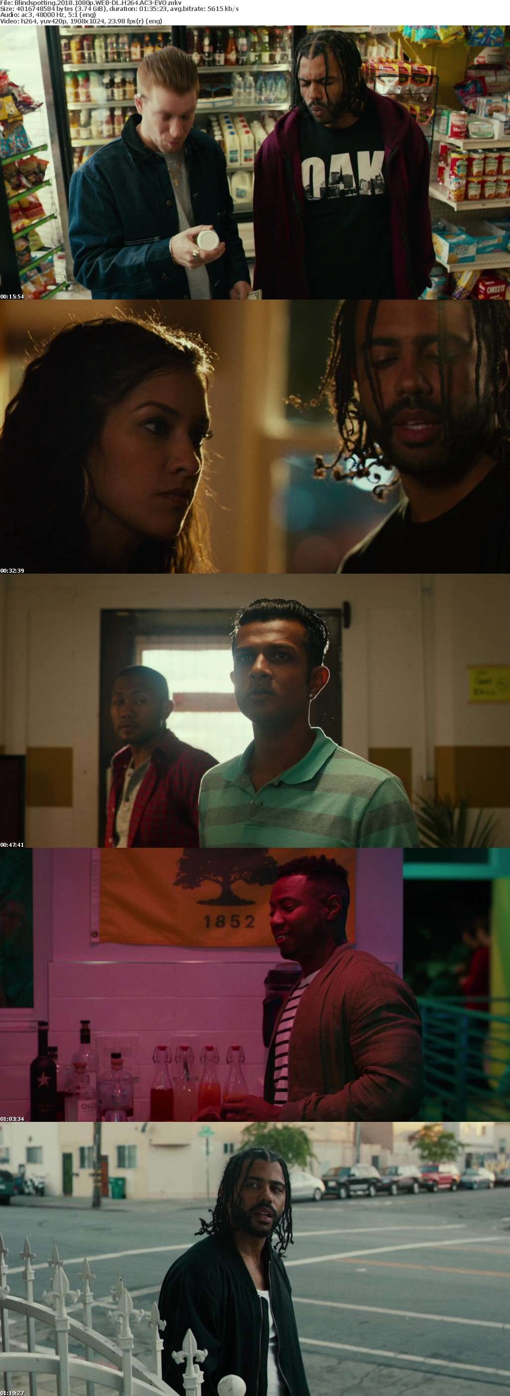 Blindspotting 2018 1080p WEB-DL H264 AC3-EVO Blindspotting 2018 1080p WEB-DL H264 AC3-EVO