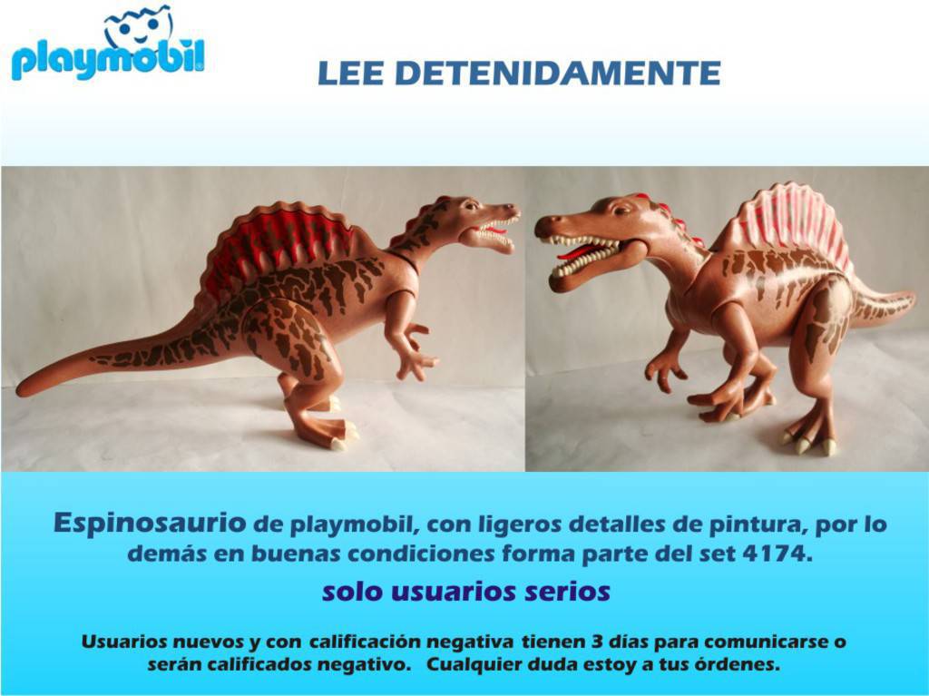 espinosaurio. Playmobil espinosaurio set