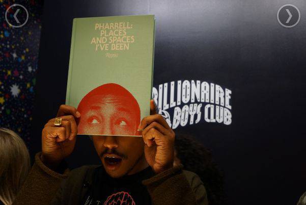 Pharrell & Co. At The “Places & Spaces I’ve Been” Book Launch In New York