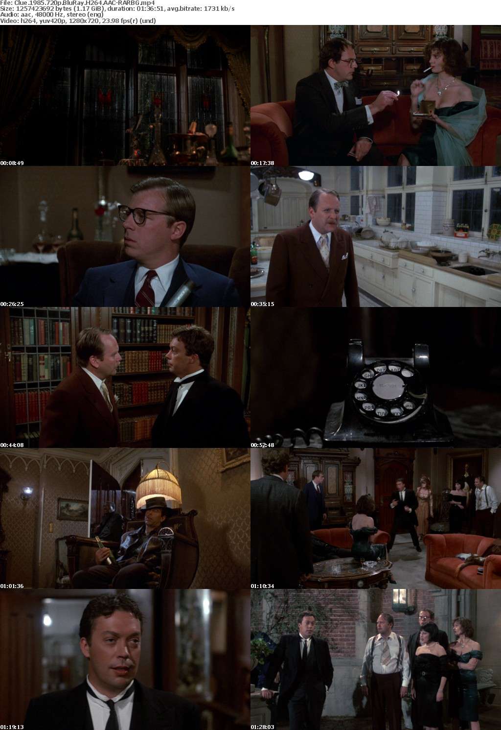 Clue 1985 720p BluRay H264 AAC-RARBG Clue 1985 720p BluRay H264 AAC-RARBG
