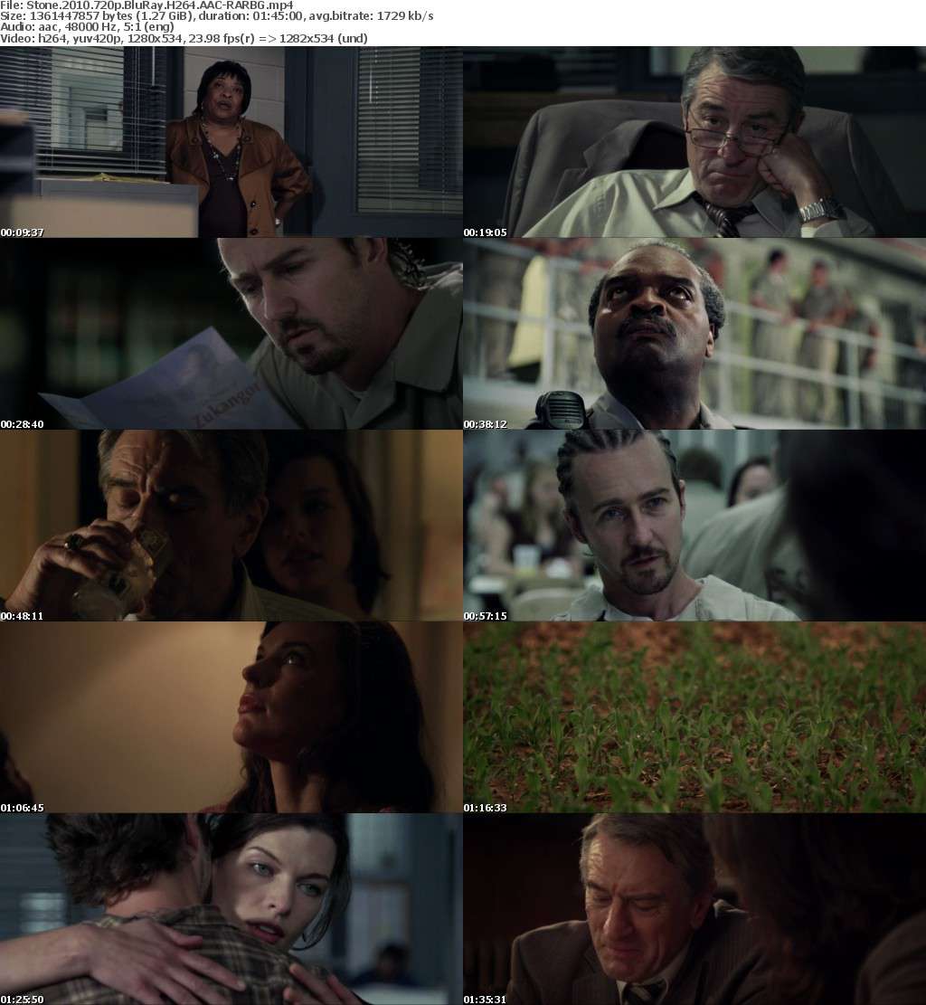 Stone 2010 720p BluRay H264 AAC-RARBG Stone 2010 720p BluRay H264 AAC-RARBG
