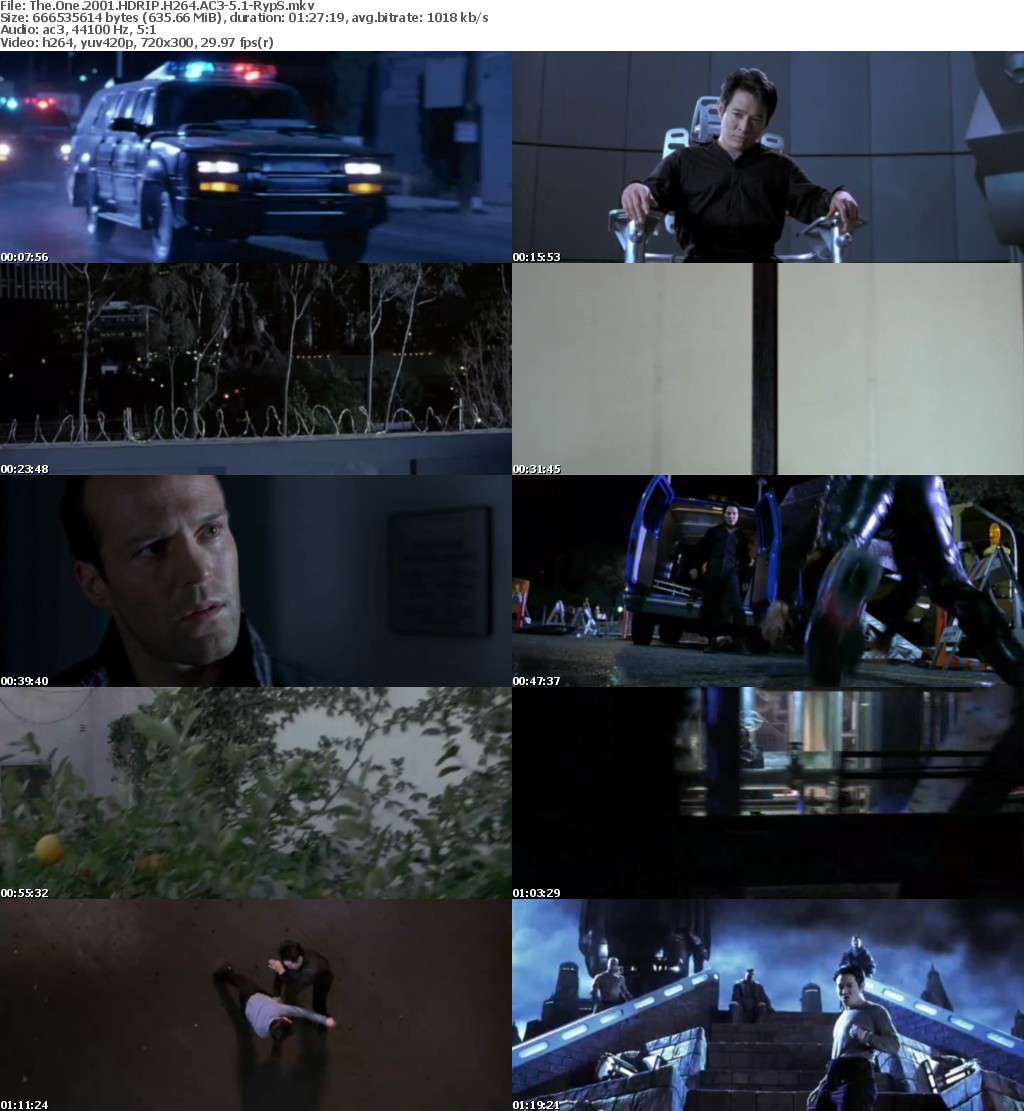 The One 2001 HDRIP H264 AC3-5 1-RypS The One 2001 HDRIP H264 AC3-5 1-RypS