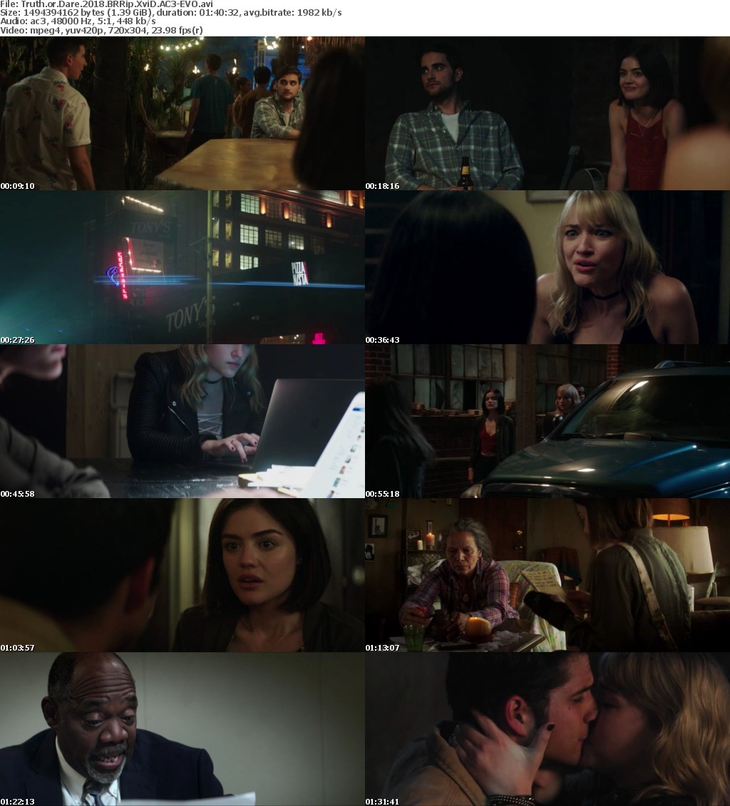 Truth or Dare 2018 BRRip XviD AC3-EVO Truth or Dare 2018 BRRip XviD AC3-EVO