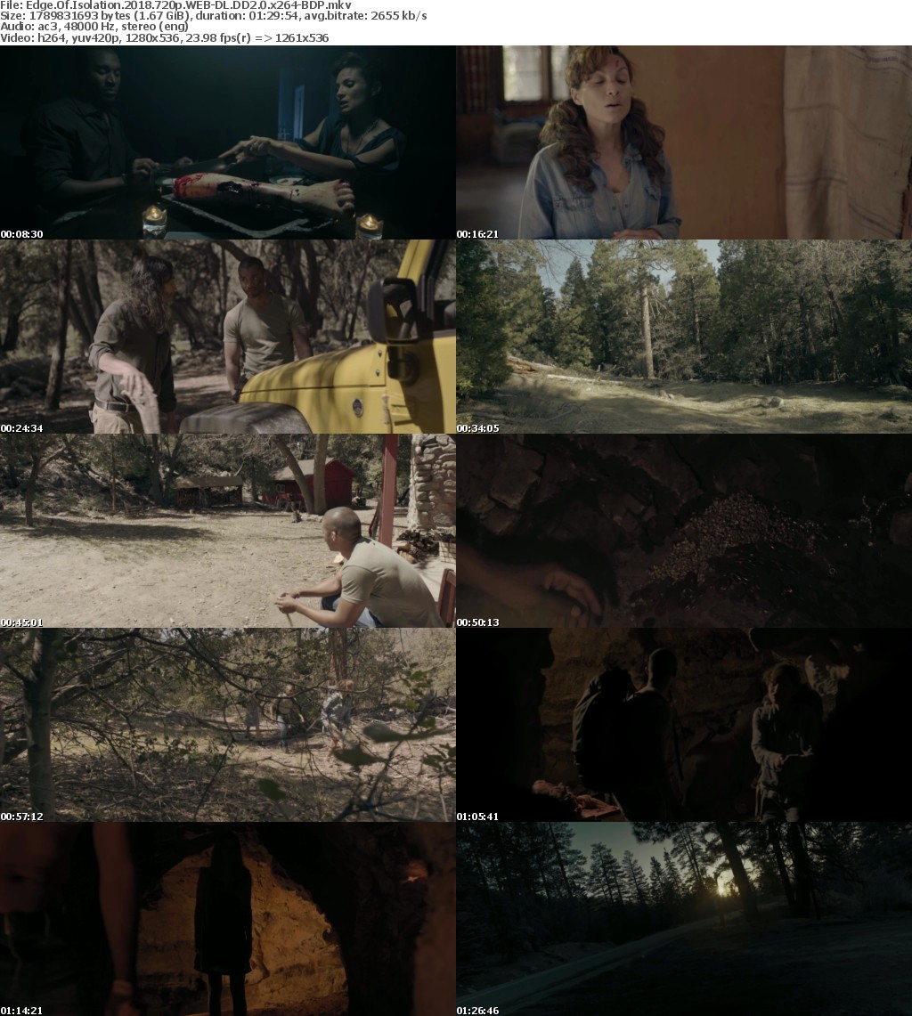 Edge Of Isolation (2018) 720p WEB-DL DD2.0 x264-BDP