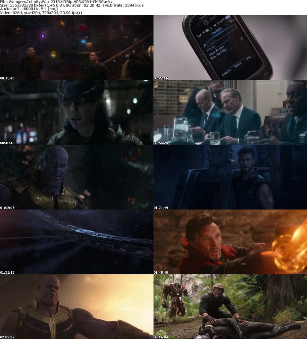 Avengers Infinity War 2018 HDRip AC3 X264-CMRG Avengers Infinity War 2018 HDRip AC3 X264-CMRG