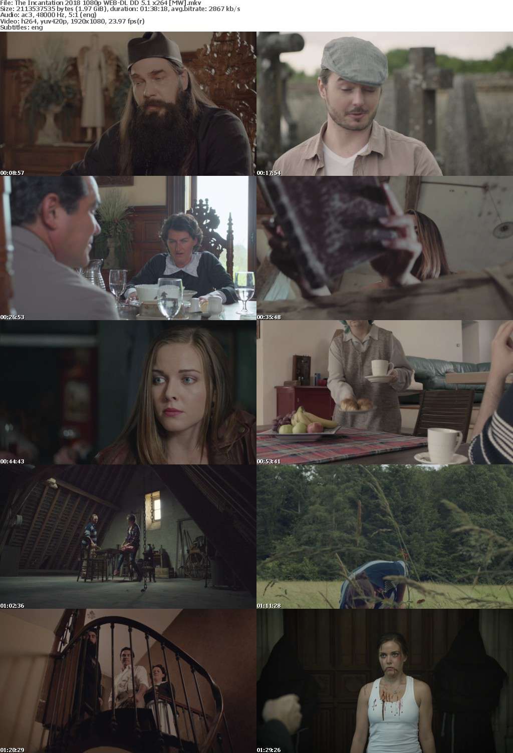 The Incantation (2018) 1080p WEB-DL DD 5.1 x264 MW