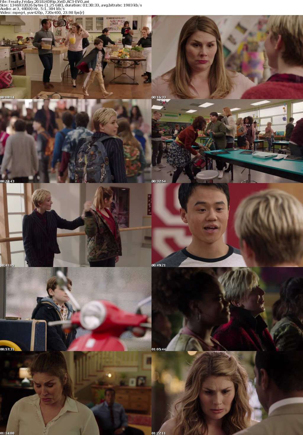 Freaky Friday (2018) HDRip XviD AC3-EVO