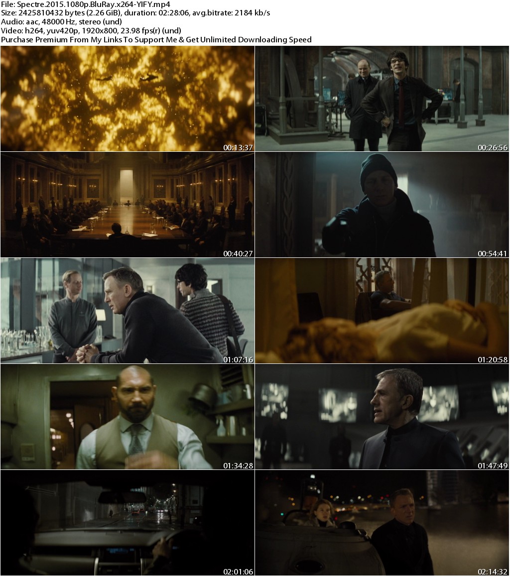 Spectre (2015) 1080p BluRay x264-YIFY