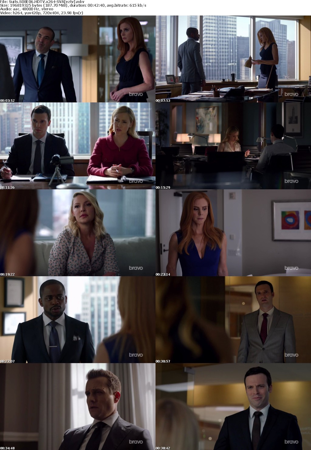 Suits S08E06 HDTV x264-SVA