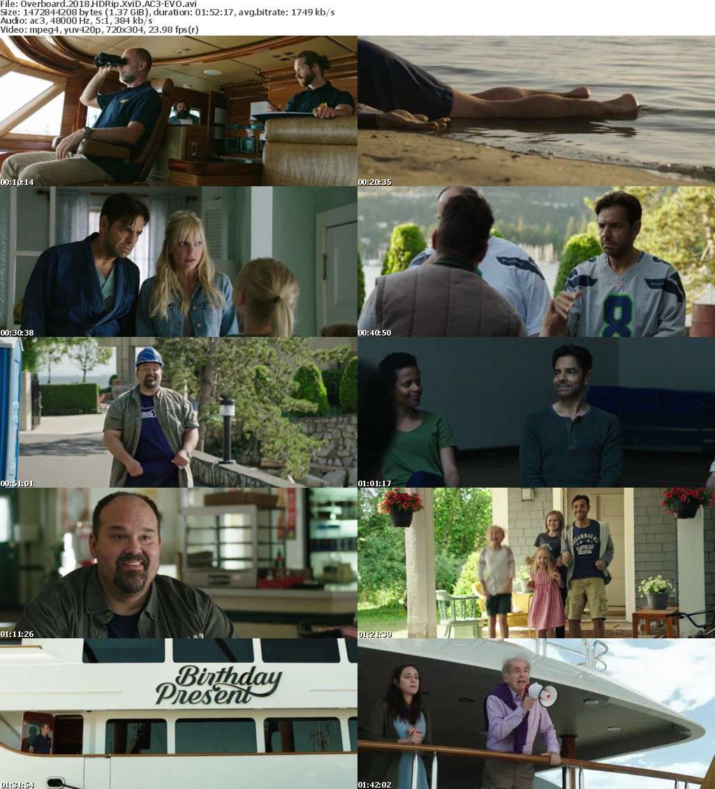 Overboard (2018) HDRip XviD AC3-EVO