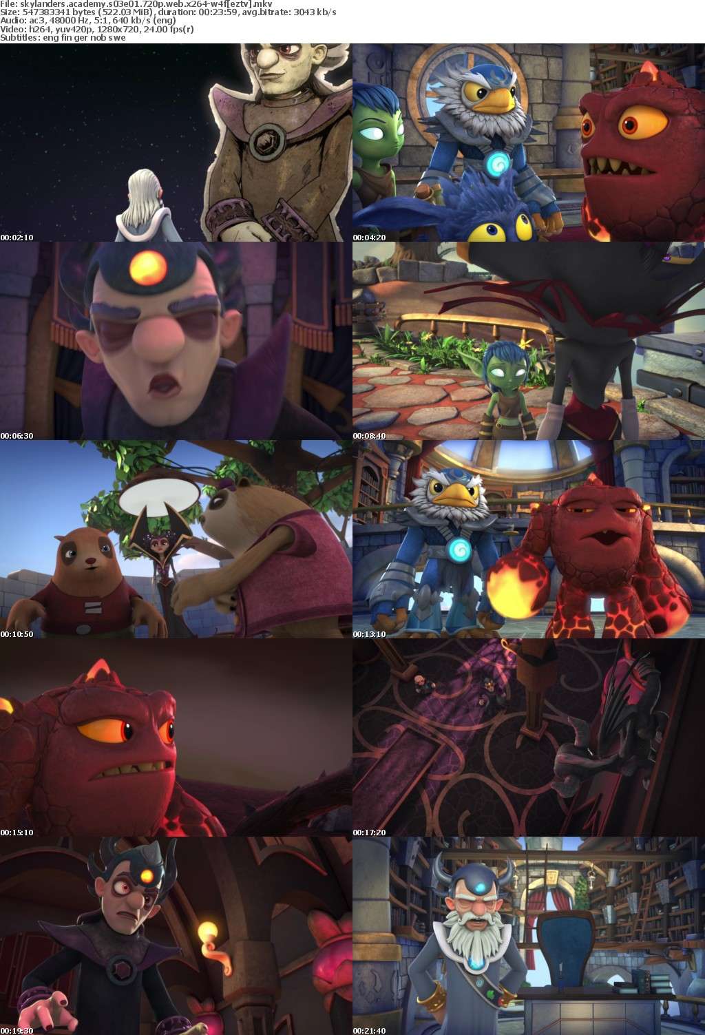 Skylanders Academy S03E01 720p WEB x264-W4F