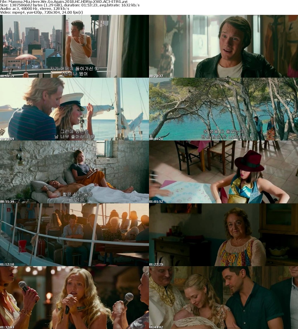 Mamma Mia Here We Go Again (2018) HC HDRip XViD AC3-ETRG