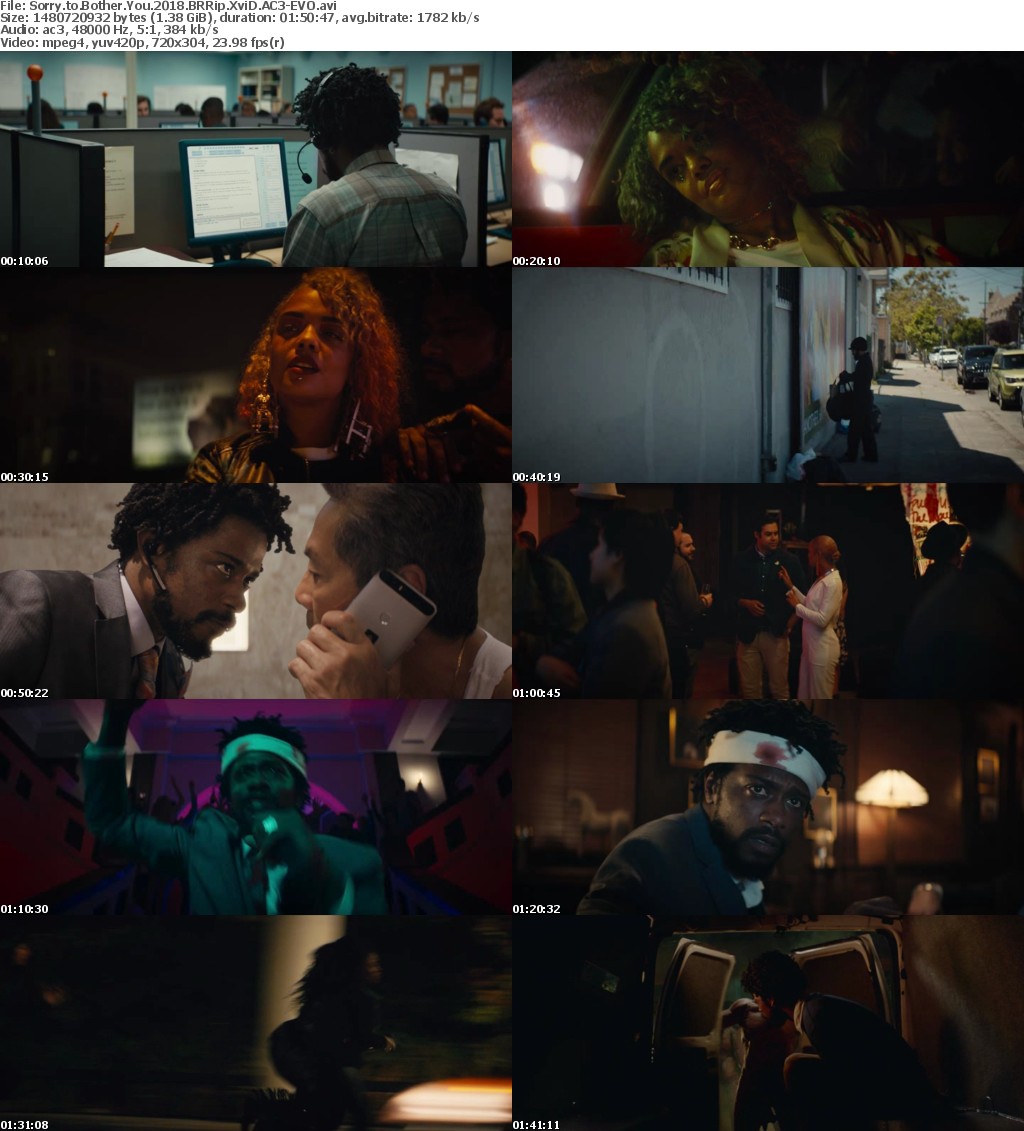 Sorry to Bother You (2018) BRRip XviD AC3-EVO