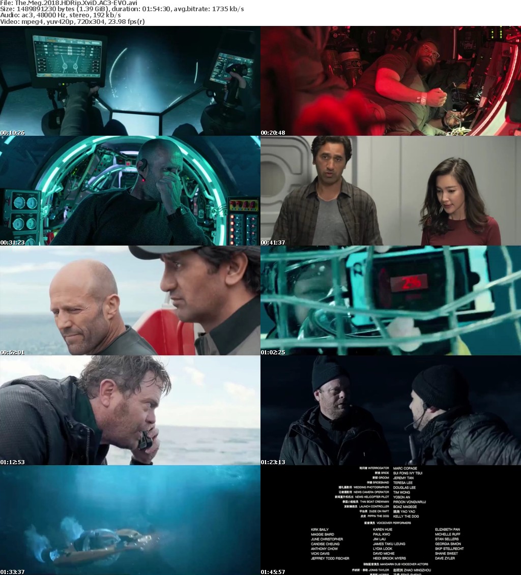 The Meg (2018) HDRip XviD AC3-EVO