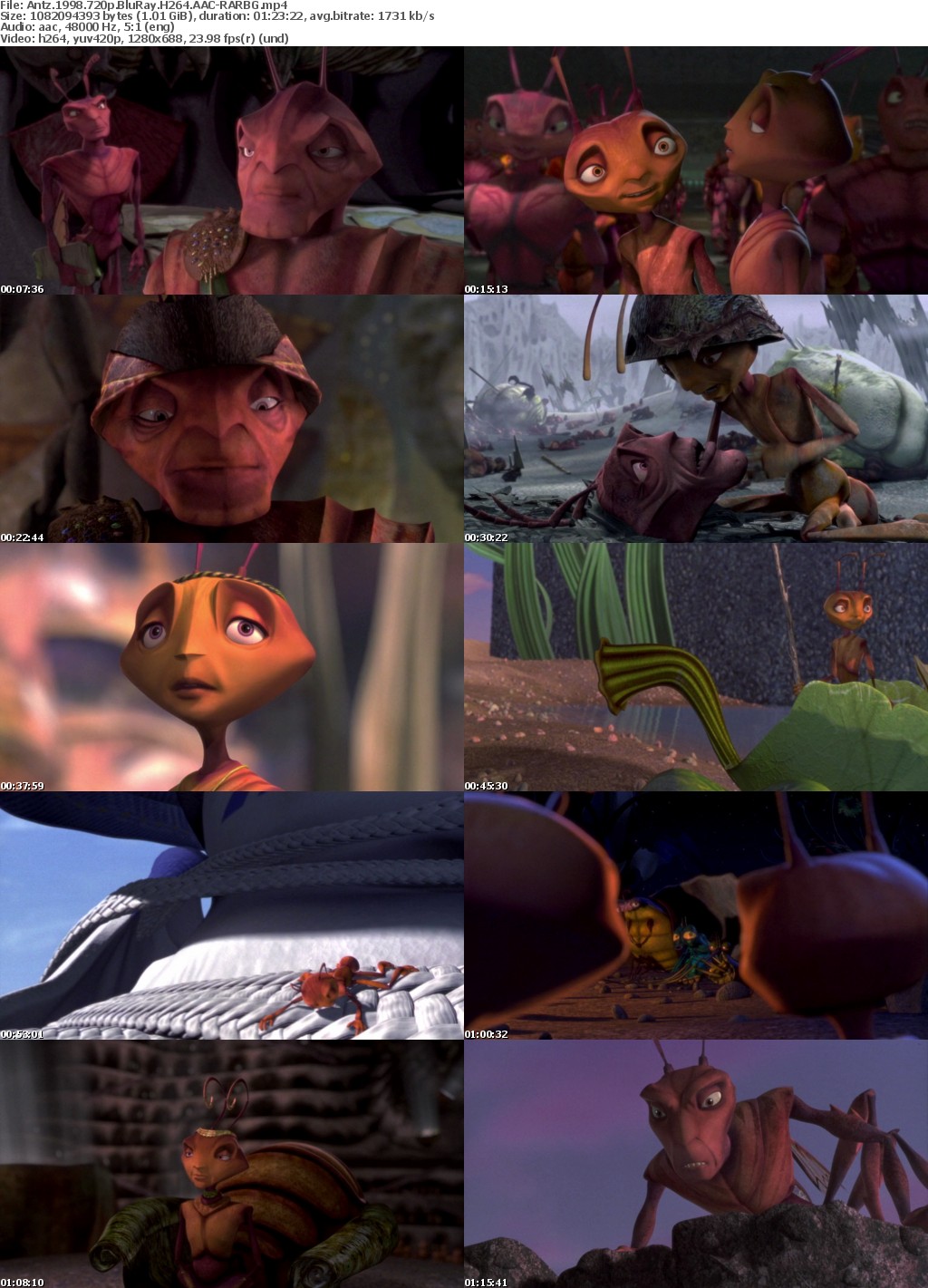 Antz (1998) 720p BluRay H264 AAC-RARBG