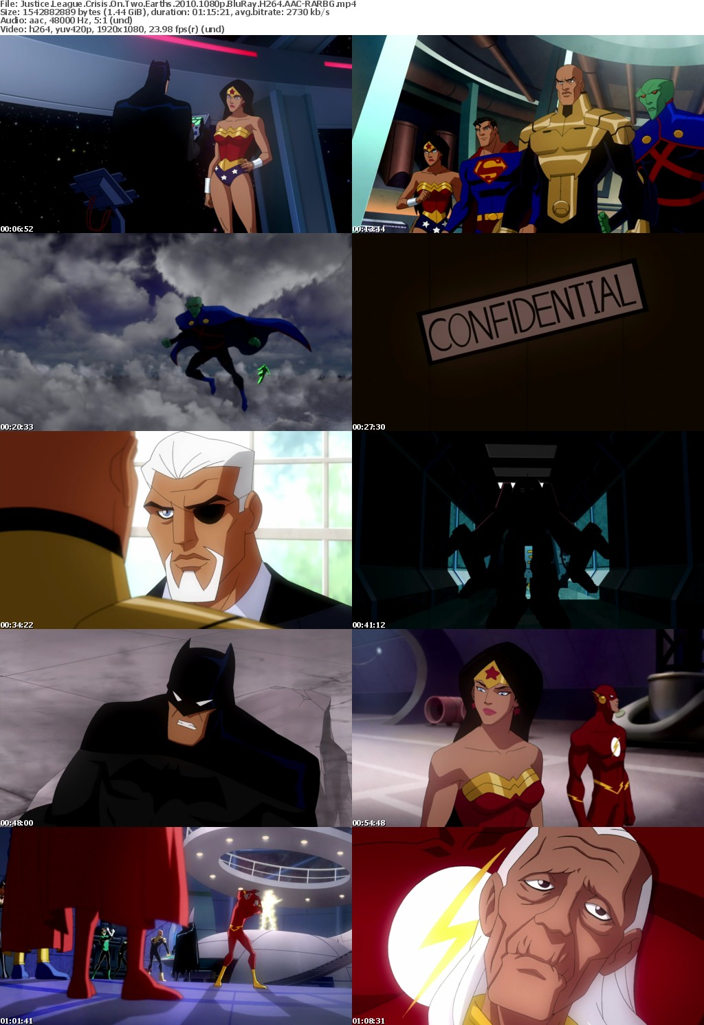 Justice League Crisis On Two Earths (2010) 1080p BluRay H264 AAC-RARBG