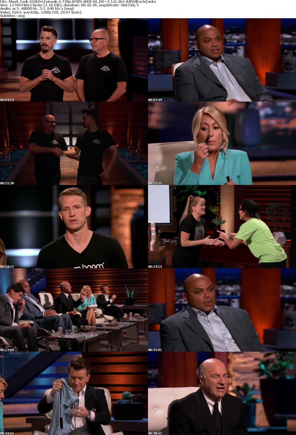 Shark Tank S10E04 Episode 4 720p AMZN WEB-DL DD+5.1 H264-AJP69