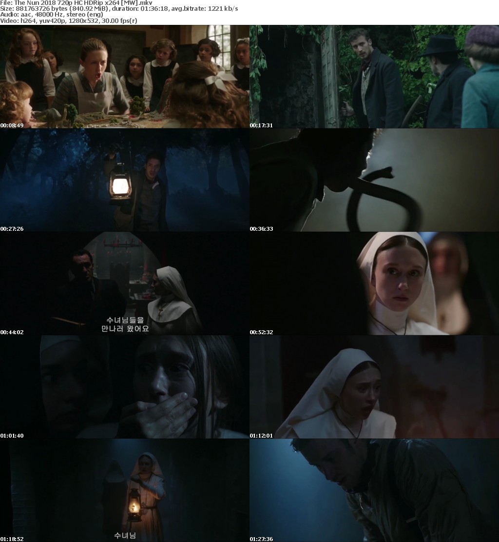 The Nun (2018) 720p HC HDRip x264 MW