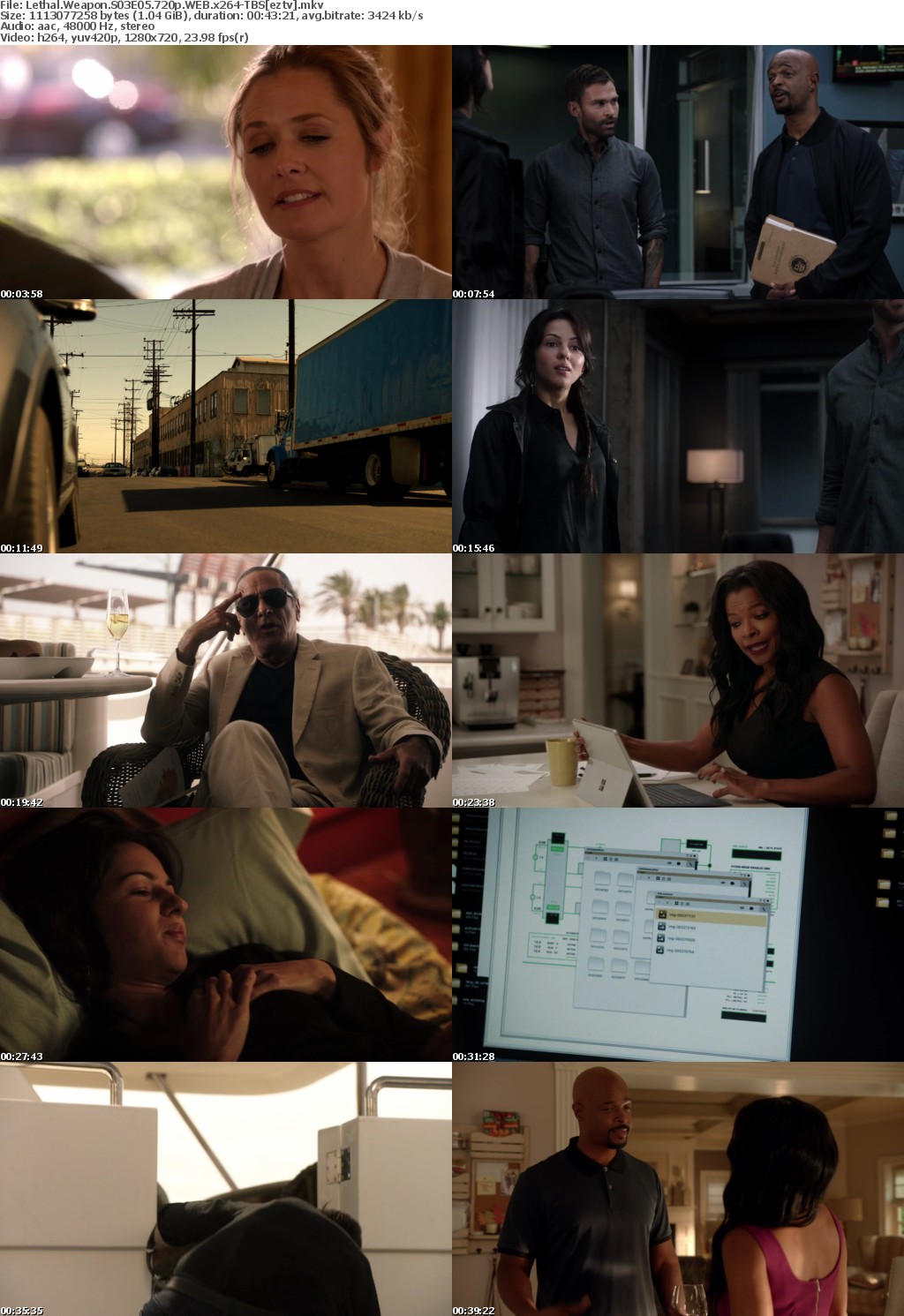 Lethal Weapon S03E05 720p WEB x264-TBS