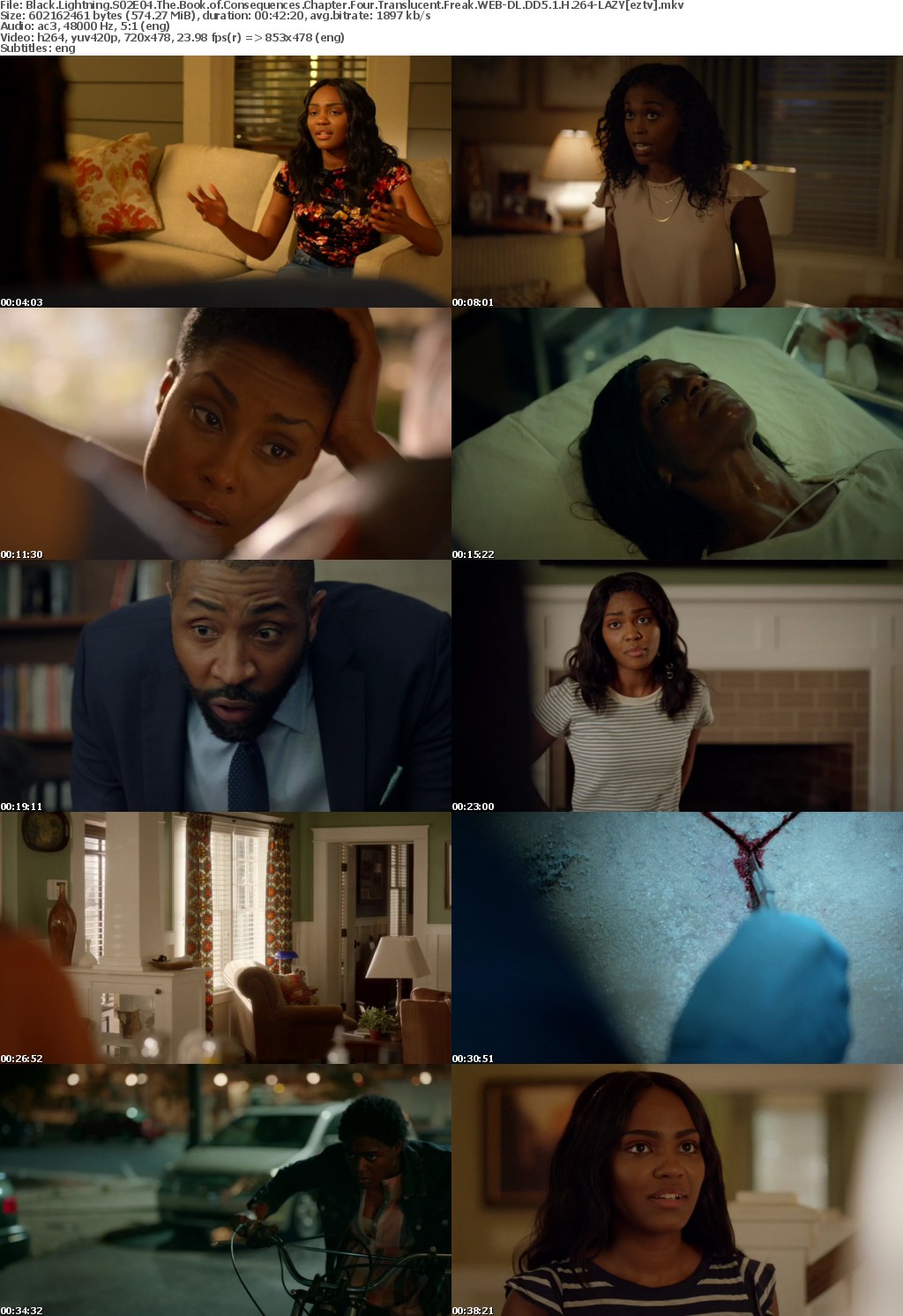 Black Lightning S02E04 The Book of Consequences Chapter Four Translucent Freak WEB-DL DD5.1 H264-LAZY