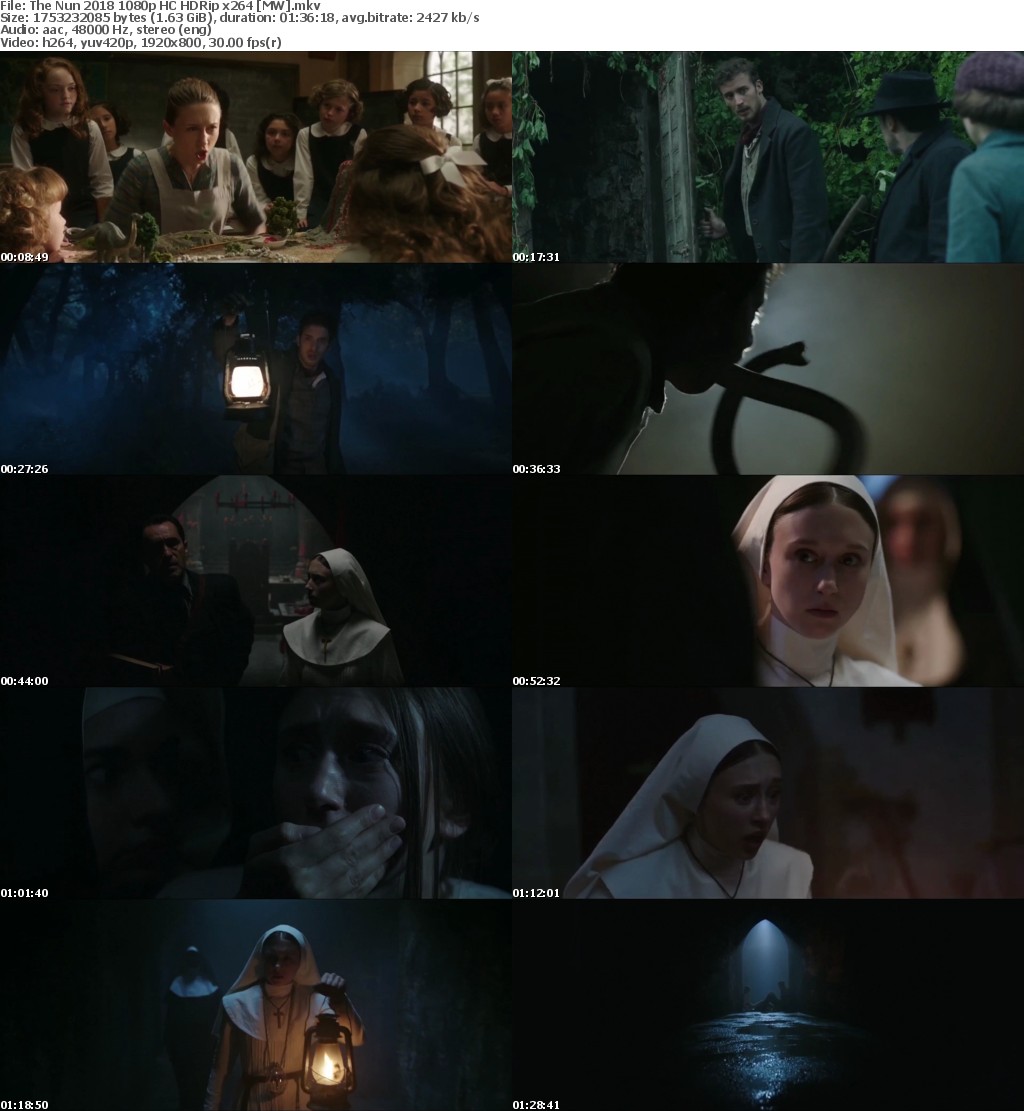 The Nun (2018) 1080p HC HDRip x264 MW