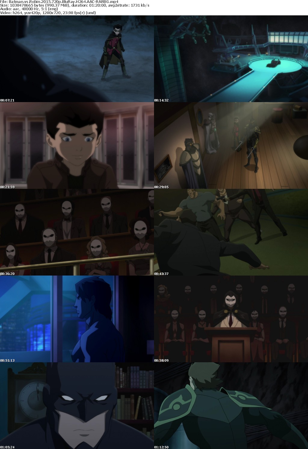 Batman vs Robin (2015) 720p BluRay H264 AAC-RARBG