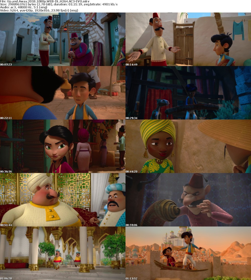 Up and Away (2018) 1080p WEB-DL H264 AC3-EVO