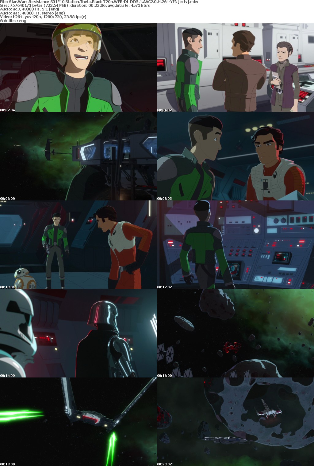 Star Wars Resistance S01E10 Station Theta Black 720p WEB-DL DD5.1 AAC2.0 H264-YFN