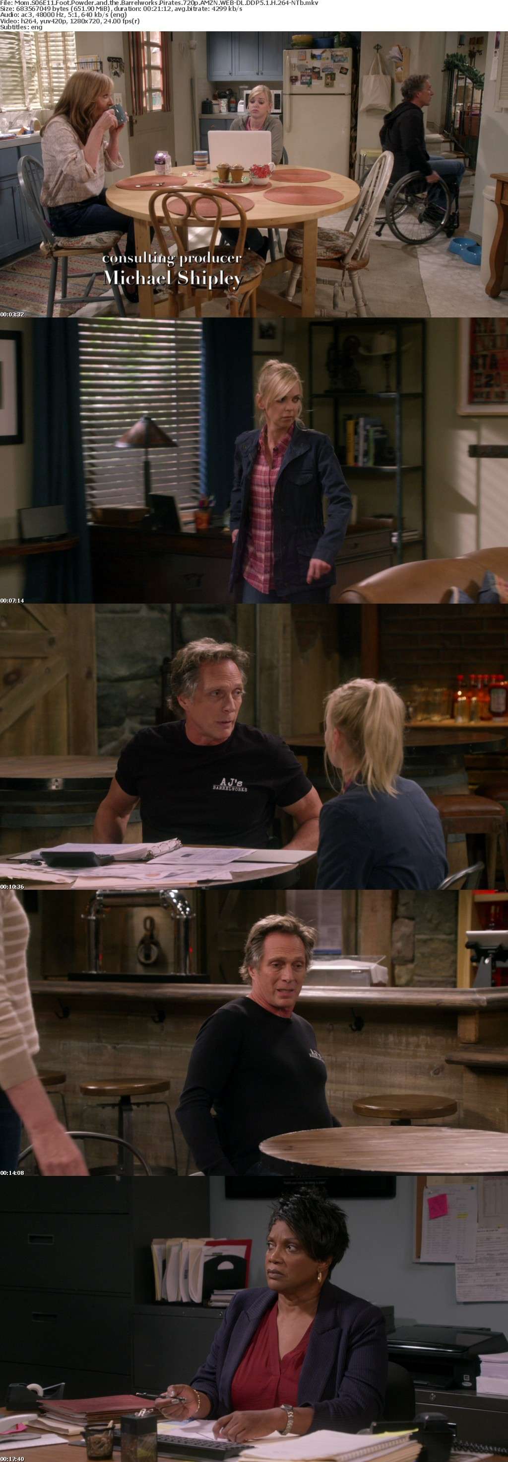 Mom S06E11 Foot Powder and the Barrelworks Pirates 720p AMZN WEB-DL DDP5 1 H 264-NTb Mom S06E11 Foot Powder and the Barrelworks Pirates 720p AMZN WEB-DL DDP5 1 H 264-NTb