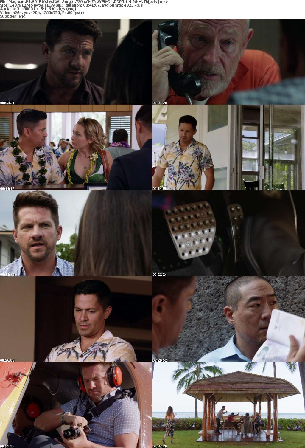 Magnum P I S01E10 Lest We Forget 720p AMZN WEB-DL DDP5.1 H264-NTb