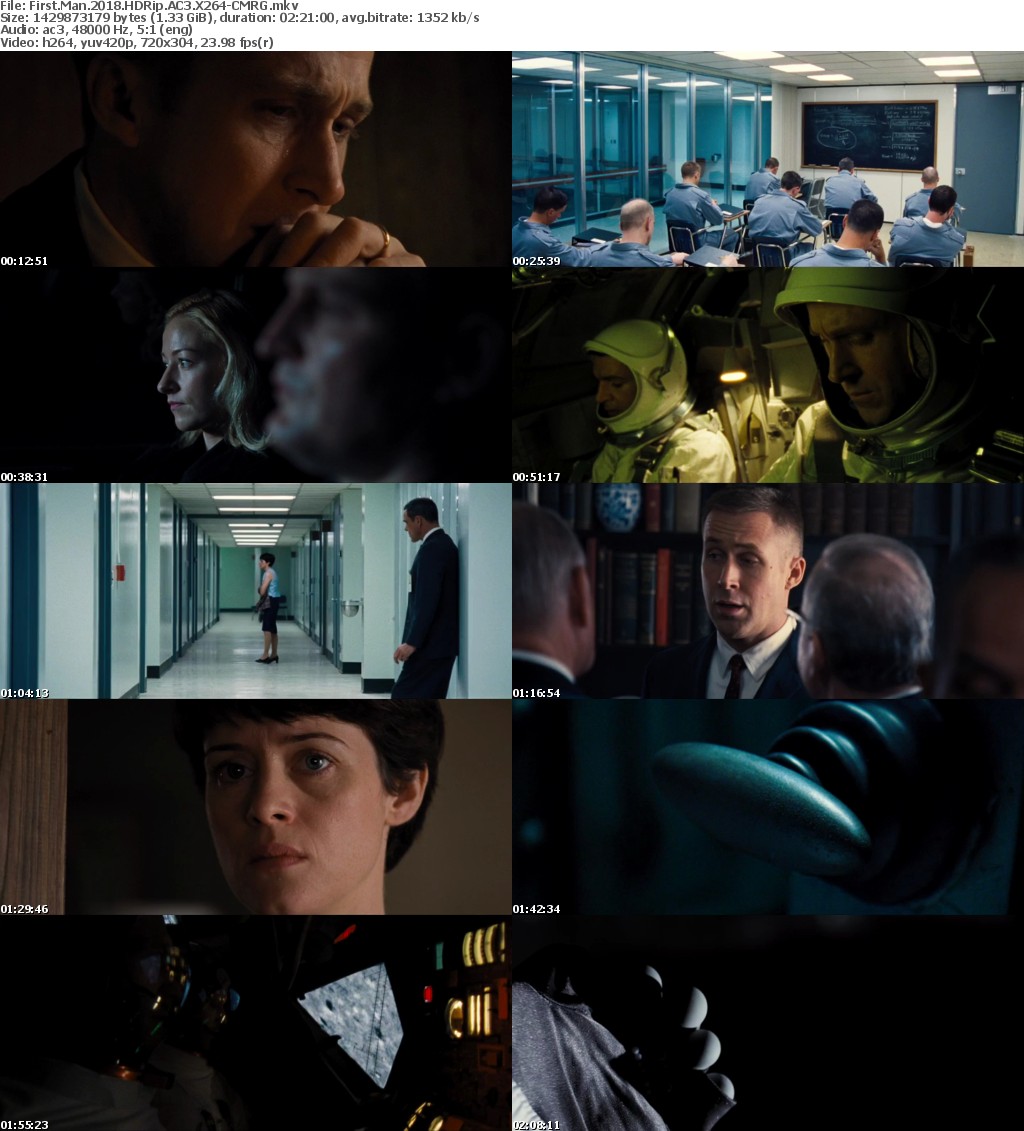 First Man (2018) HDRip AC3 X264-CMRG