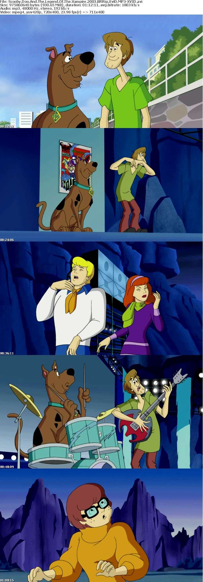 Scooby Doo And The Legend Of The Vampire 2003 BRRip XviD MP3-XVID Scooby Doo And The Legend Of The Vampire 2003 BRRip XviD MP3-XVID