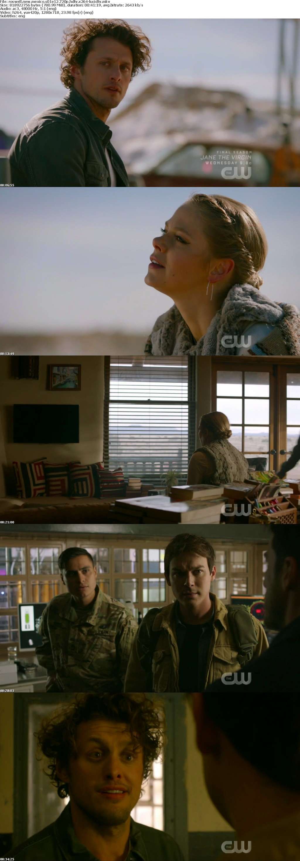 Roswell New Mexico S01E12 720p HDTV x264-LucidTV Roswell New Mexico S01E12 720p HDTV x264-LucidTV