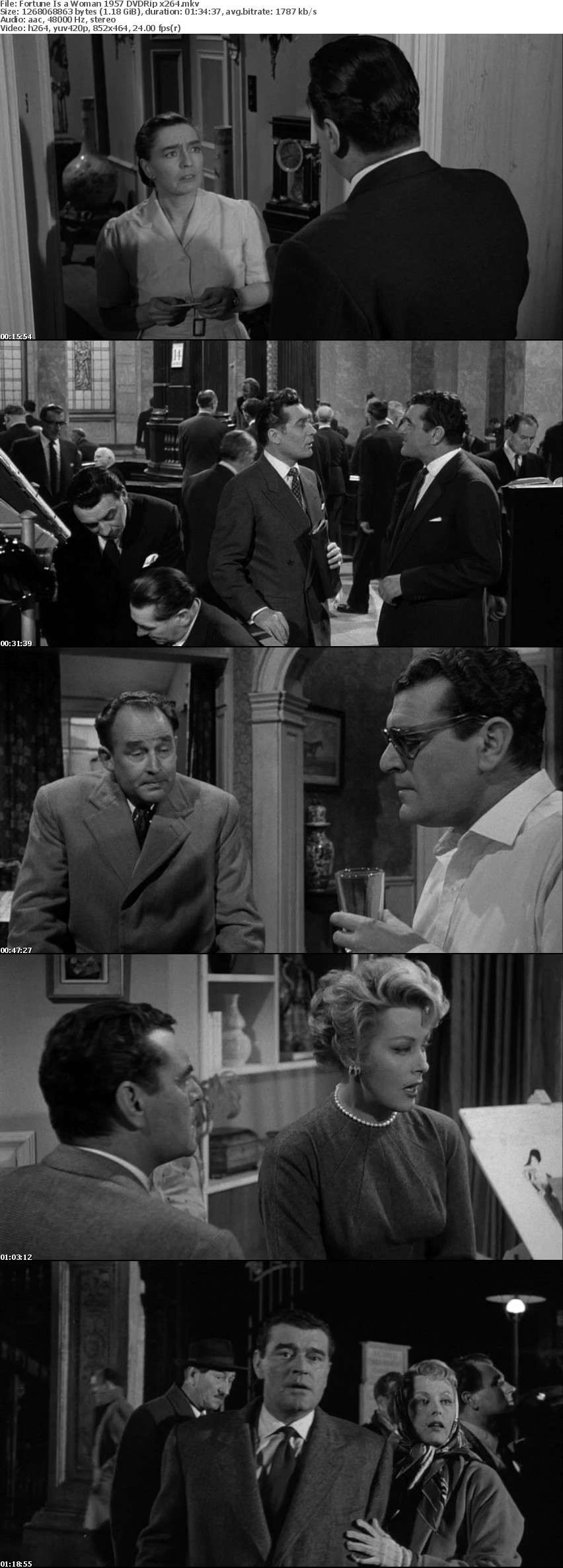 Fortune Is a Woman 1957 DVDRip x264 Fortune Is a Woman 1957 DVDRip x264