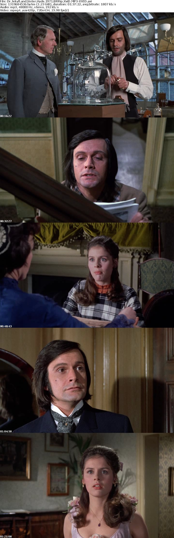 Dr Jekyll and Sister Hyde 1971 BRRip XviD MP3-XVID Dr Jekyll and Sister Hyde 1971 BRRip XviD MP3-XVID