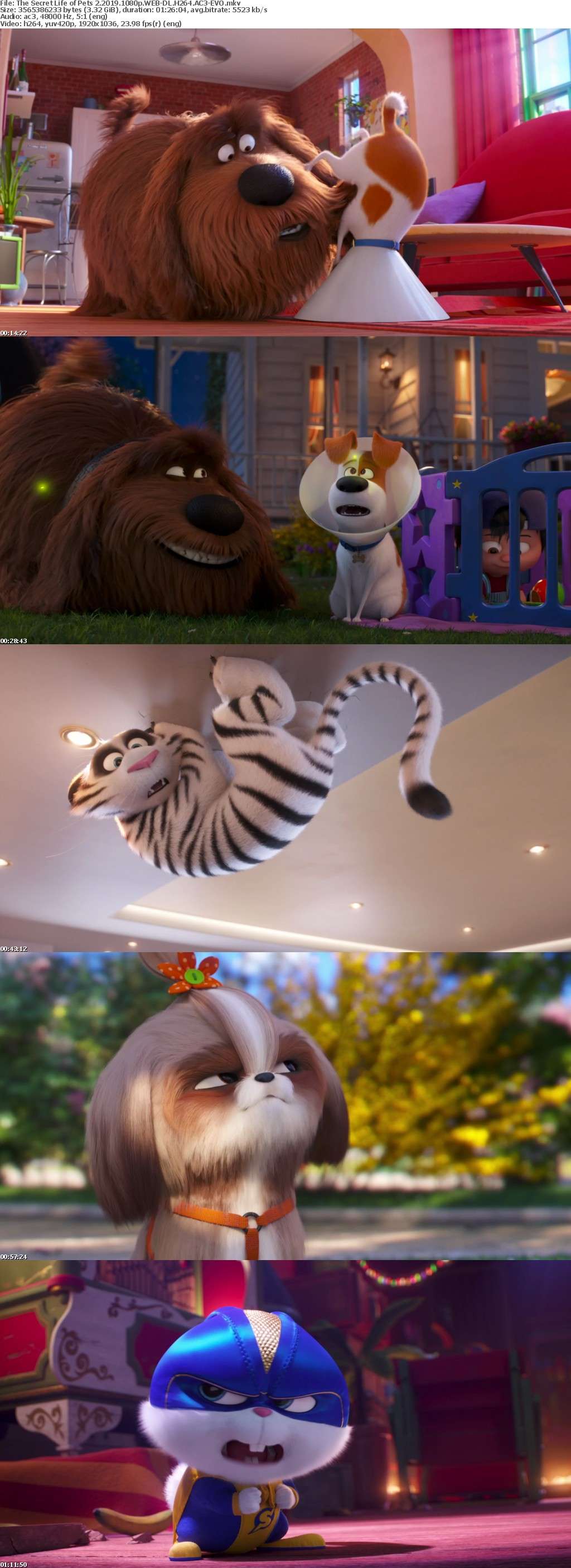 The Secret Life of Pets 2 2019 1080p WEB-DL H264 AC3-EVO The Secret Life of Pets 2 2019 1080p WEB-DL H264 AC3-EVO