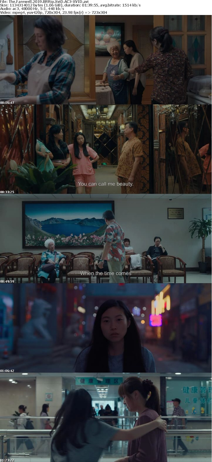 The Farewell 2019 BRRip XviD AC3-XVID The Farewell 2019 BRRip XviD AC3-XVID