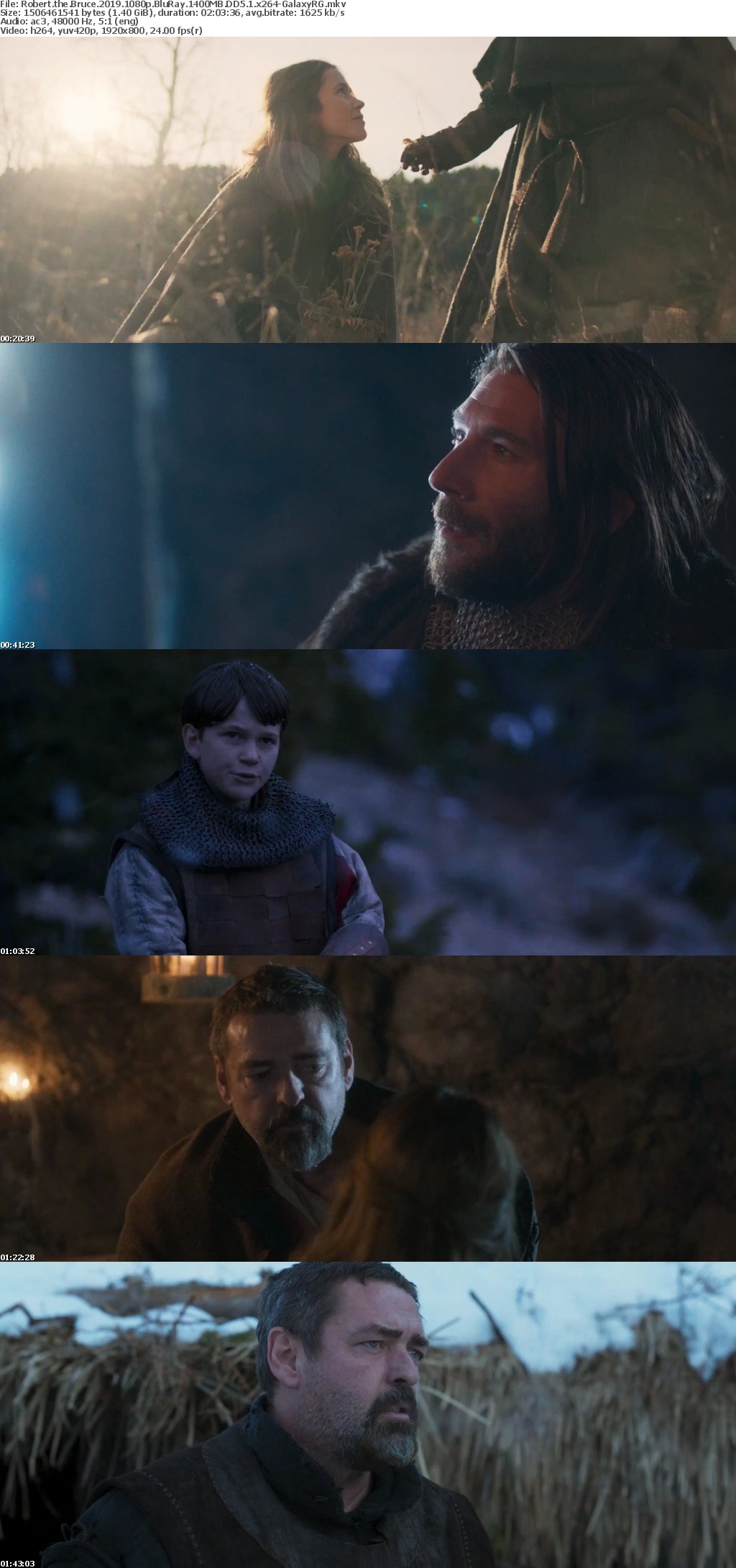 Robert the Bruce 2019 1080p BluRay 1400MB DD5 1 x264-GalaxyRG Robert the Bruce 2019 1080p BluRay 1400MB DD5 1 x264-GalaxyRG