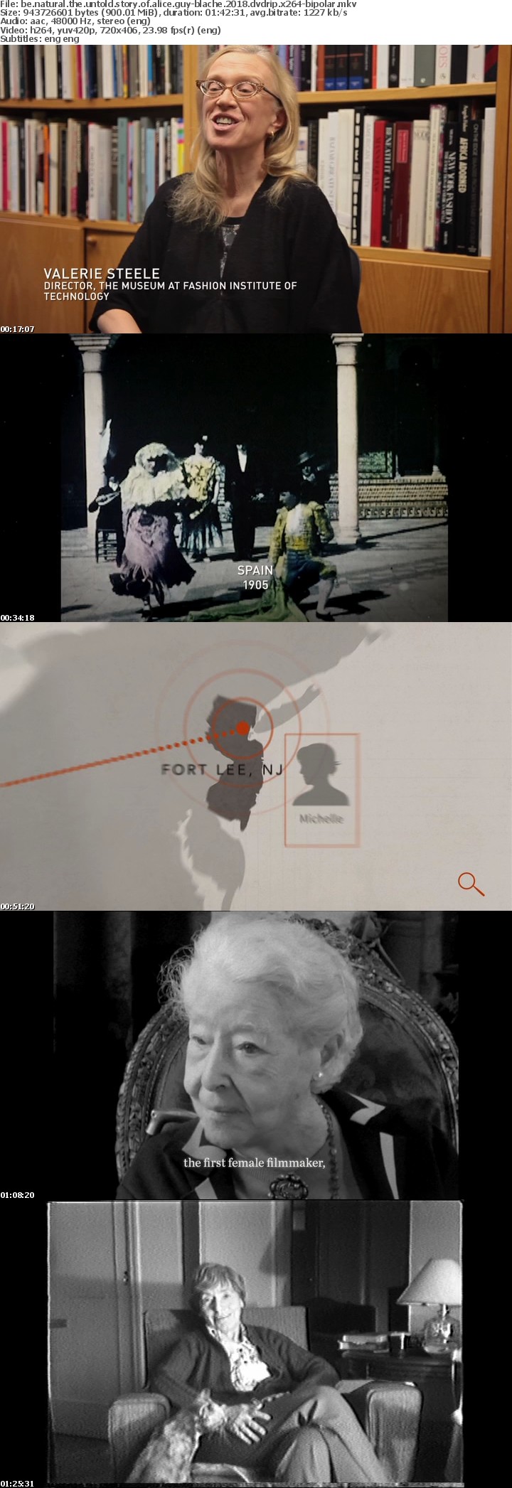 Be Natural The Untold Story of Alice Guy-Blache 2018 DVDRip x264-BiPOLAR Be Natural The Untold Story of Alice Guy-Blache 2018 DVDRip x264-BiPOLAR