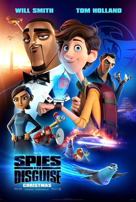 Spies in Disguise (2019) 720p BluRay x264 ESubs ORG Dual Audio Hindi 5.1 - English 5.1 -UnknownStAr Telly