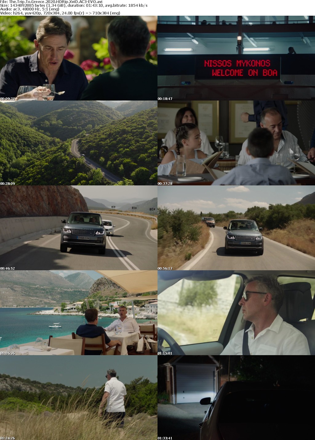 The Trip To Greece (2020) HDRip XviD AC3-EVO