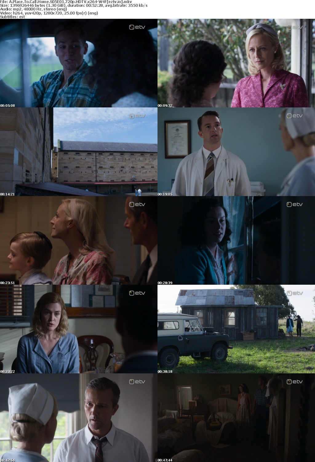 A Place To Call Home S05E01 720p HDTV x264-W4F