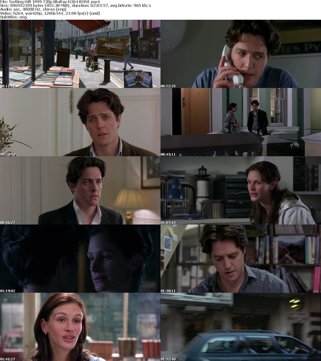 Notting Hill 1999 720p BluRay H264 BONE Notting Hill 1999 720p BluRay H264 BONE