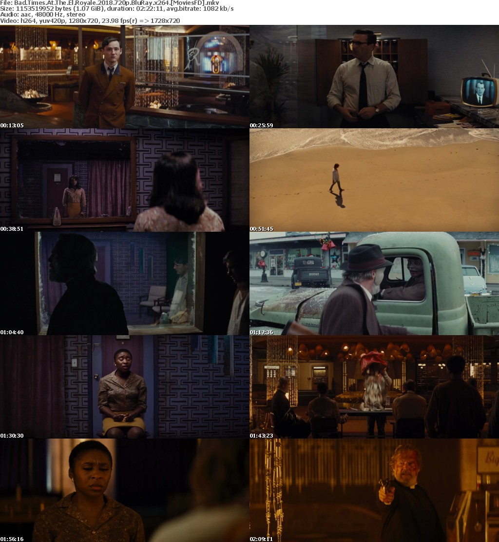 Bad Times At The El Royale 2018 720p BluRay x264 MoviesFD