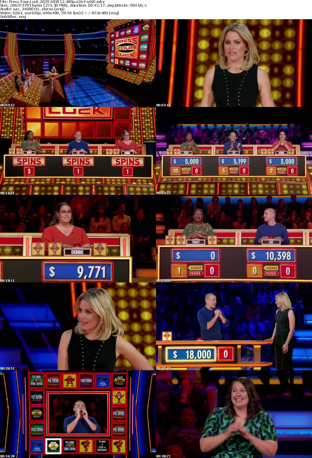 Press Your Luck 2019 S03E12 480p x264-mSD